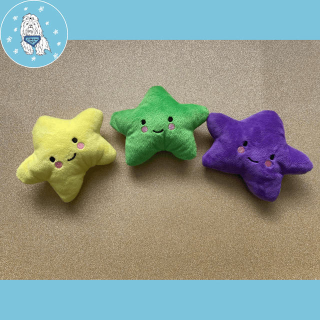 Snuggly Stars Dog Toys 