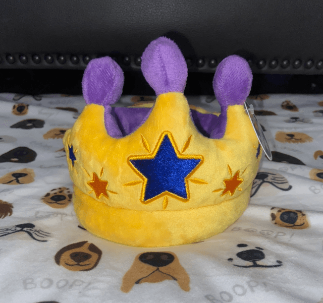 P.L.A.Y. Party Crown Plush Dog Toy 