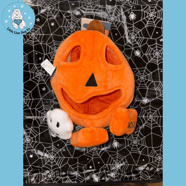 Halloween Pumpkin Burrow Dog Toy