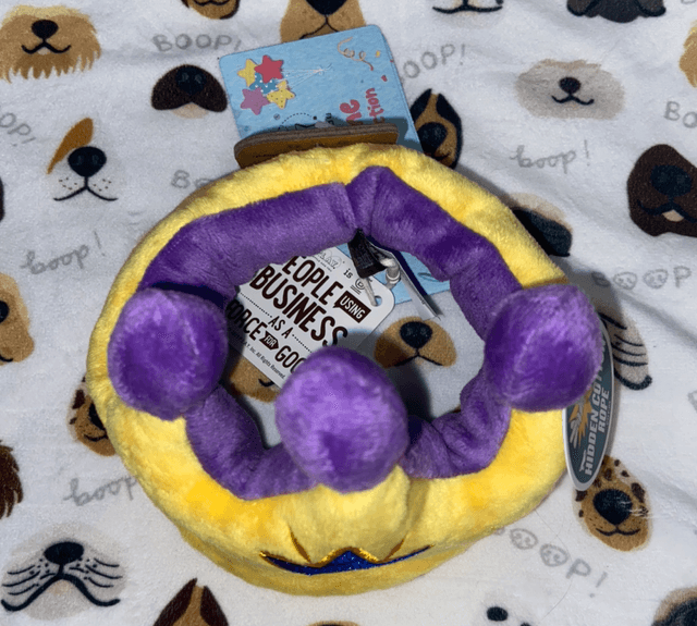 P.L.A.Y. Party Crown Plush Dog Toy